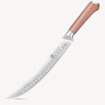 YOTSUBA Butcher Knife 10" – Curved Breaking Knife